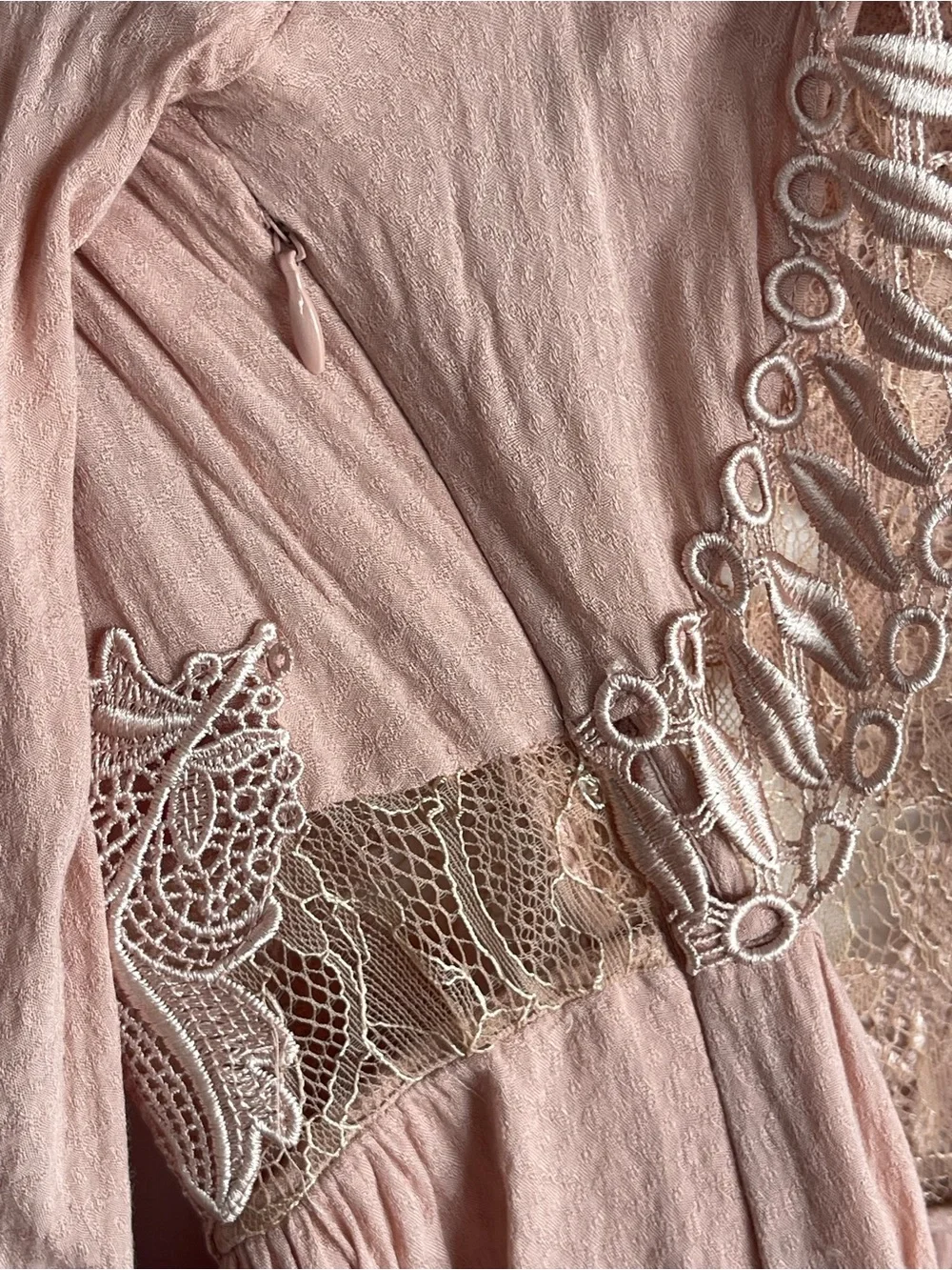 Free People Blush Rose Nude Dress - Picture 5 of 12